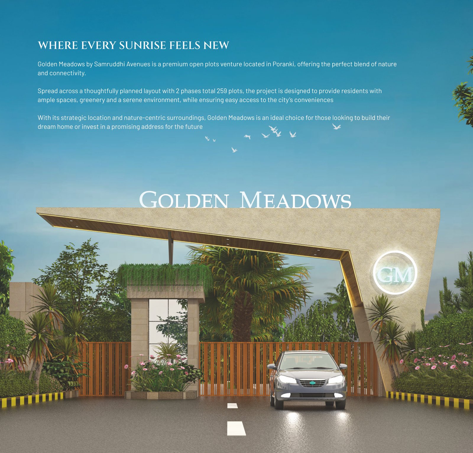 Grand entrance arch